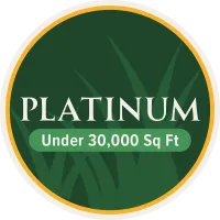 platinum under 30,000 sq ft package badge